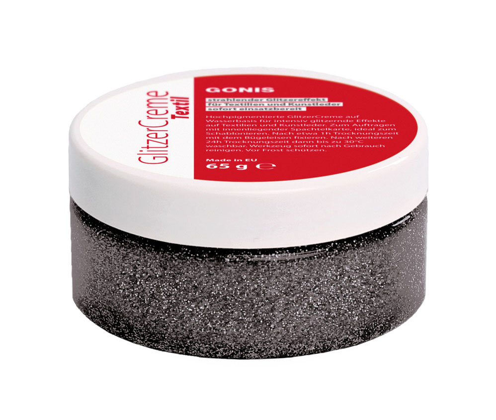 :fixed: GlitzerCreme Textil Schwarz