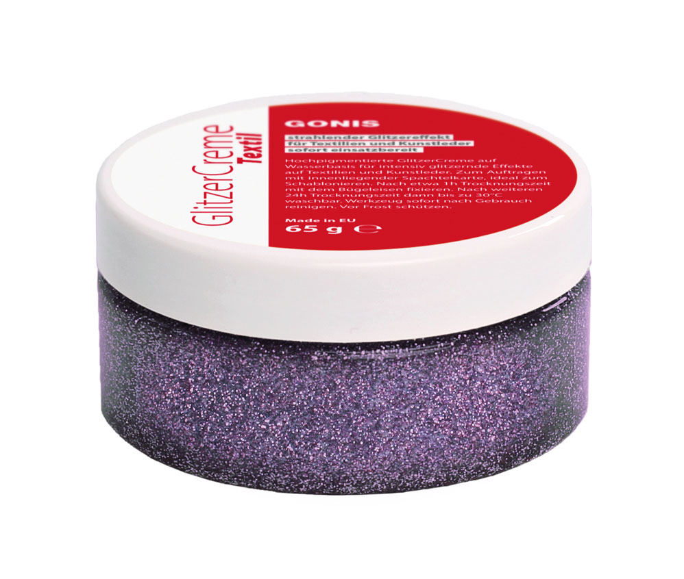 :fixed: GlitzerCreme Textil Lavendel