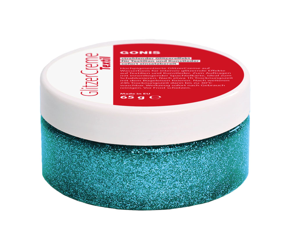:fixed: GlitzerCreme Textil Türkis