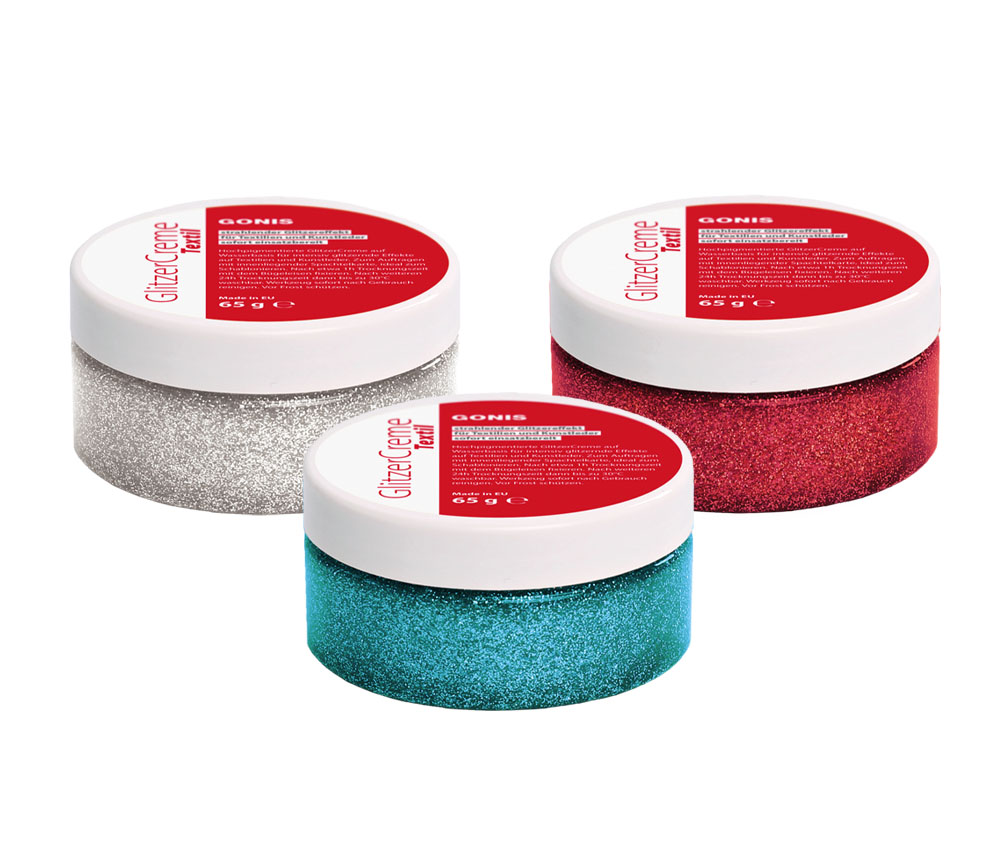 :fixed: GlitzerCreme Textil Set MiniCrafties