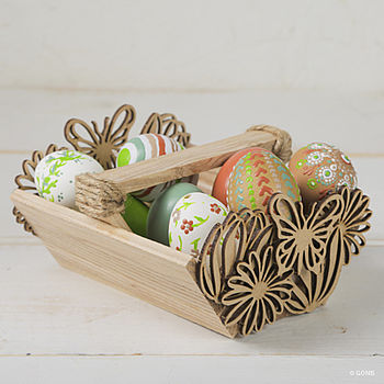 :fixed: Rustikales Osterkörbchen