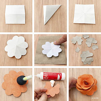 :fixed: Collage für eine Upcycling Rose